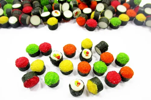 Vista 4 de Casa de muñecas Comida 20 Japonés Comida Sushi Tekkamaki Miniatura Alimentos Sueltos 14996