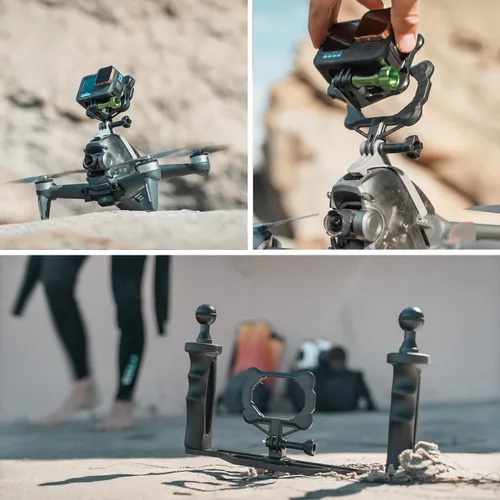 Vista 4 de SNAP Mounts PRO - Soporte de pecho magnético para cámara de acción para GoPro y DJI Osmo Action