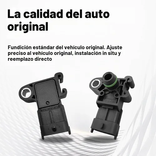 Vista 4 de Sensor de Presión Absoluta del Múltiple MAP Compatible con Chevy 09-11 Aveo 07-19 Impala, 08-19 Buick Enclave, 07-13 GMC Sierra 1500, #55573248
