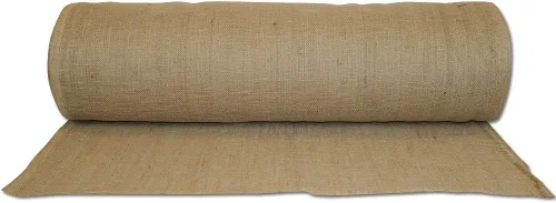 Vista 2 de LA Linen Rollo de tela de arpillera de 60 pulgadas de ancho, rollo de 50 yardas/natural