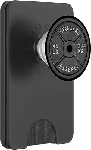 Vista 7 de Placa de levantamiento de pesas para gimnasio, pesas para culturismo, PopSockets estándar PopGrip
