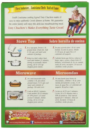 Vista 4 de Tony Chachere's Mezcla de arroz sucio, 8 onzas (paquete de 12)