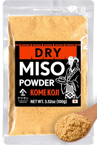 Vista 7 de YAMASAN KYOTO UJI - Condimento de Miso de Ajo Seco Japonés, Polvo de Miso Liofilizado Mezclado con Ajo en Polvo, Rico Aroma y Umami, Sin Aditivos