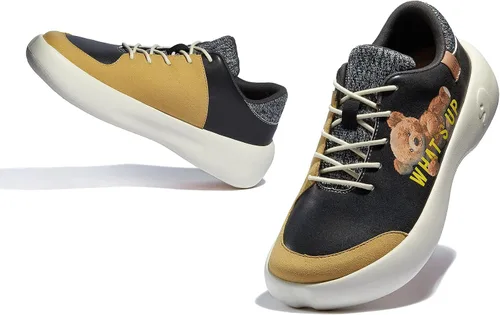Vista 4 de UIN Zapatos deportivos de moda pintados artísticos para mujer, puntera ancha, con cordones, ligeros, cómodos, para caminar y viajar, Bartello