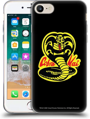 Vista 136 de Head Case Designs Funda de gel suave con licencia oficial de Cobra Kai Gold Medal Graphics compatible con Apple iPhone 7 Plus/iPhone 8 Plus