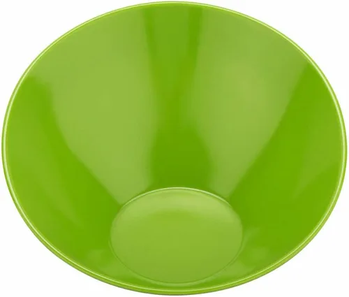 Vista 23 de G.E.T. B-792-W - Cuenco en ángulo para servir en cascada para ensaladas, arroz y postre, 24 onzas / 9.25 pulgadas, color blanco