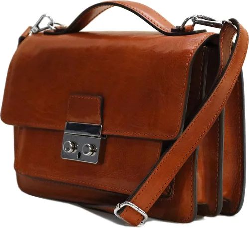 Vista 2 de Floto Milano Mini bolso de cuero de grano completo