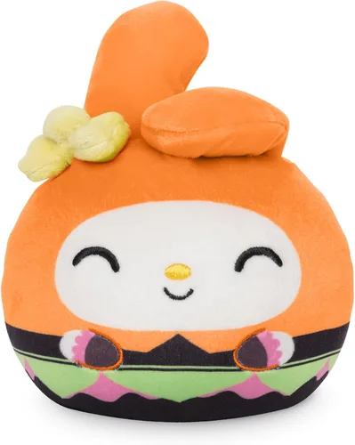 Vista 14 de TeeTurtle Sanrio My Melody and Kuromi - Peluche reversible de 4 pulgadas Ángel y Diablo Mi Melodía y Kuromi
