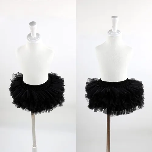 Vista 2 de Slowera Falda tutú suave y suave con funda para pañales para niñas