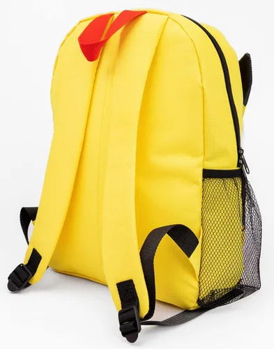 Vista 4 de Pokemon Pikachu - Juego de mochila (4 piezas, estuche para lápices, set de almuerzo, botella de agua, color amarillo)