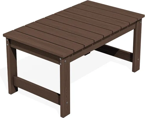 Vista 14 de SERWALL HDPE - Mesa auxiliar para exteriores con agujero para paraguas, color negro