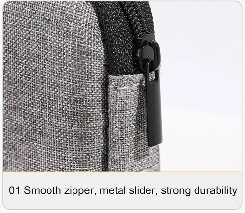 Vista 7 de Portable Cable Organizer Portable Electronic Cable Organizer Pouches - Travel Digital Accessories Storage Bag Waterproof Travel Bags for Keeping