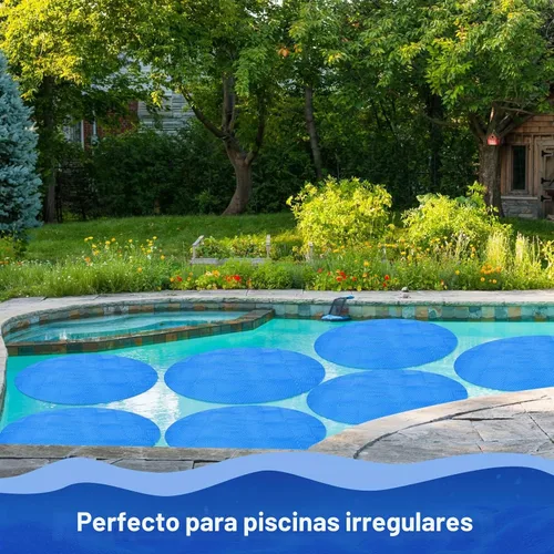 Vista 5 de Wesiti - Cubierta solar de piscina de 5 pies para calefacción de piscina, 3 piezas