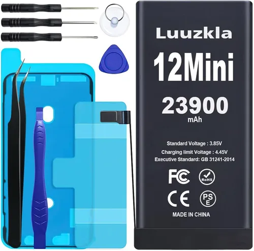 Vista 9 de Nueva batería de 23900 mAh compatible con iPhone 11, batería de repuesto de gran capacidad compatible con iPhone 11, con kits de herramientas