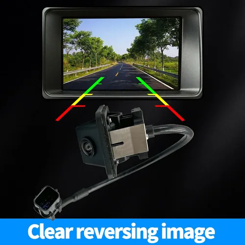 Vista 6 de Cámara de respaldo de visión trasera compatible con Kia Optima 2014 2015 2016 Reverse Park Assist cámara de respaldo que reemplaza 95760-2T650