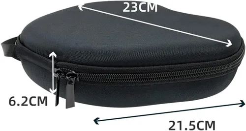 Vista 3 de Funda para auriculares compatible con Edifier W820NB Reemplazo Hard Shell Bolsa de transporte de viaje forEdifier W820NB (negro)