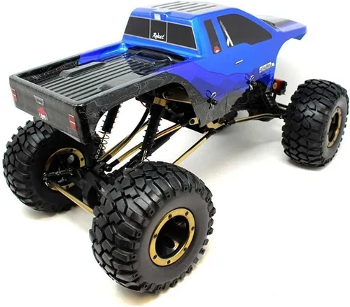 Vista 3 de Redcat Racing Everest-10 - Rastreador eléctrico de rocas con electrónica impermeable, control de radio de 2.4 GHz (escala 1/10), azul/negro