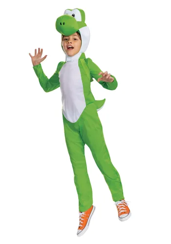Vista 3 de Disfraz Deluxe de Yoshi de Super Mario Brothers para Niños Multicolor