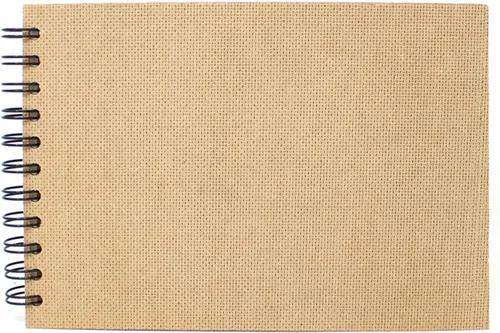 Vista 2 de Artway Enviro - Cuaderno de bocetos A5 encuadernado en espiral - Paisaje - 70 caras/35 páginas de papel de dibujo reciclado de 6.00 oz/m² - Cuaderno