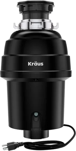 Vista 17 de KRAUS® WasteGuard™ - Triturador de basura de alimentación continua de 1/2 HP con motor ultrasilencioso de alta velocidad, cable de alimentación