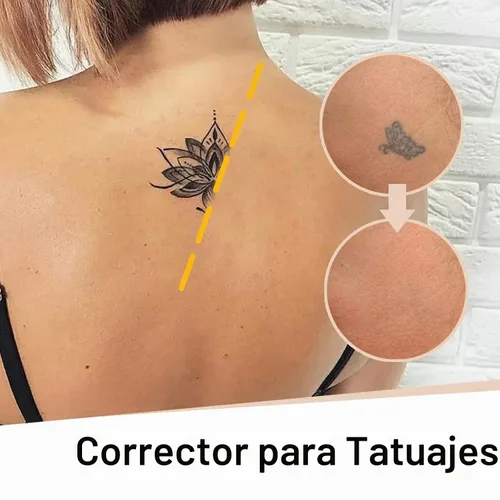 Vista 4 de Cubierta de tatuaje, corrector invisible impermeable para el cuerpo, piernas, contusiones, cicatrices, manchas oscuras, vitíligo, maquillaje
