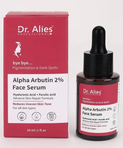 Vista 2 de Suero alfa arbutina al 2%. para pigmentación y eliminación de manchas oscuras Suero facial antipigmentación. con ácido hialurónico para eliminar