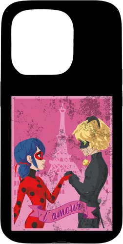 Vista 14 de Miraculous Ladybug Vintage Collection Paris Love - Carcasa para iPhone 17