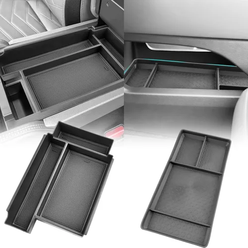 Vista 12 de SHAOHAO 2 unidades para Honda HR-V 2026 2027 Organizador de consola central y organizador inferior para Honda HR-V HRV 2023 2024 2025 2026 2027