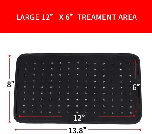 Vista 4 de TUOB - Envoltura de Terapia de Luz Roja y Luz Infrarroja Cercana, Dispositivo de Alivio del Dolor de Espalda con Luz LED Aprobado por la FDA