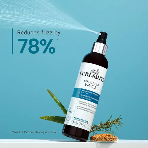Vista 4 de CURLSMITH - Miracle Shield, Spray de protección para el cabello rico en proteínas para todo tipo de rizos y cabello