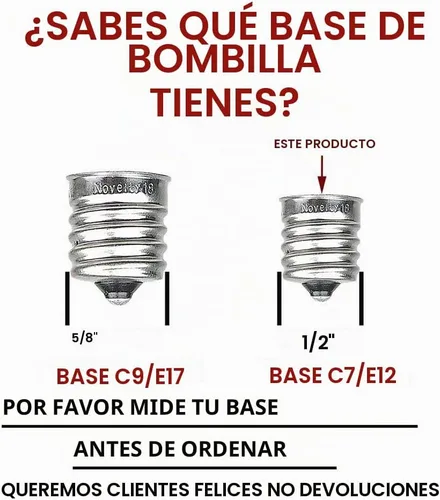 Vista 4 de Paquete de 25 focos de repuesto para cadena de luces de Navidad para exterior, 7 vatios, de Novelty Lights Multi