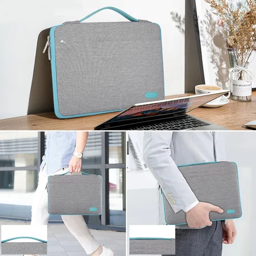 Vista 7 de Hseok - Funda para computadora portátil de 13 a 14 pulgadas, maletín compatible con MacBook Pro de 14 pulgadas M4/M3/M2/M1, todos los modelos de Mac