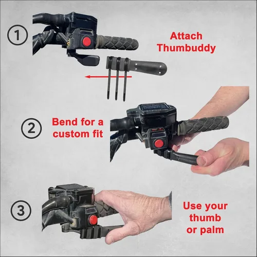 Vista 5 de Extensor de Acelerador Thumbuddy - Modelo TB1