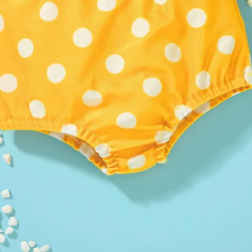 Vista 7 de Traje de baño de verano para niñas pequeñas, sin mangas, a rayas, traje de baño de dos piezas, bikini de playa