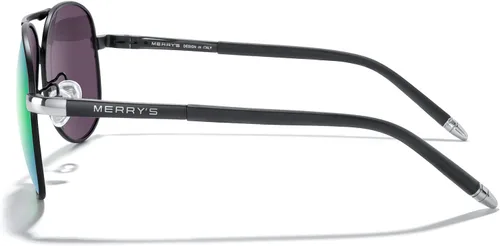 Vista 94 de MERRY'S, UV400 S8513, gafas de sol polarizadas para conducir, marco irrompible, para hombre.