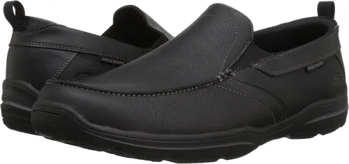 Vista 12 de Skechers Ajuste relajado para hombre Harper - Mocasín Forde, Negro