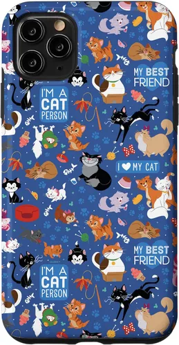 Vista 13 de Disney Carcasa para iPhone 17, diseño de gatos I Love My Cat