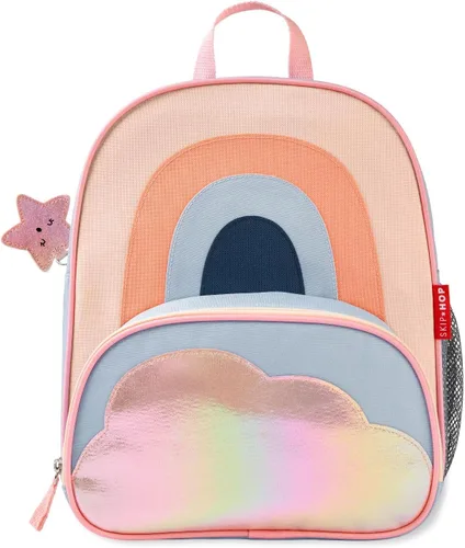 Vista 6 de Skip Hop Sparks Mochila para niños pequeños, preescolar de 3 a 4 años, arcoíris