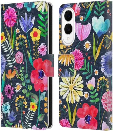 Vista 241 de Head Case Designs Officially Licensed Ninola Butterfly Nature Spring Floral Leather Wallet Case Compatible with Samsung Galaxy A07 4G
