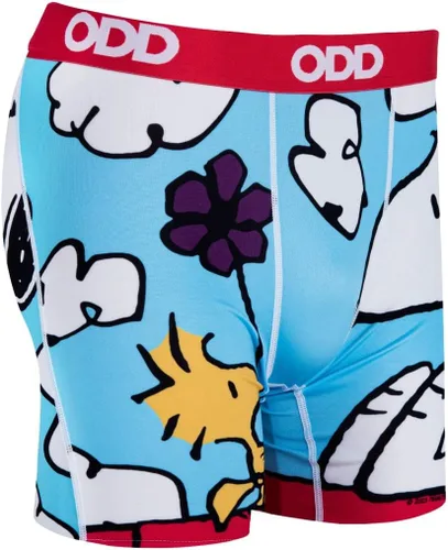 Vista 3 de Odd Sox Charlie Brown Peanuts - Calzoncillos tipo bóxer divertidos para hombre, frescos, cómodos
