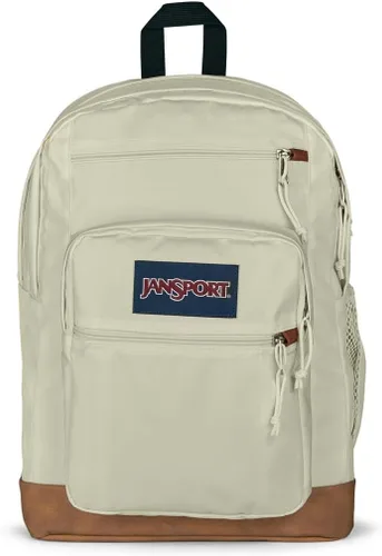 Vista 11 de JanSport Mochila genial con funda para laptop de 15 pulgadas, mochila grande para computadora con 2 compartimentos, correas ergonómicas, Negro