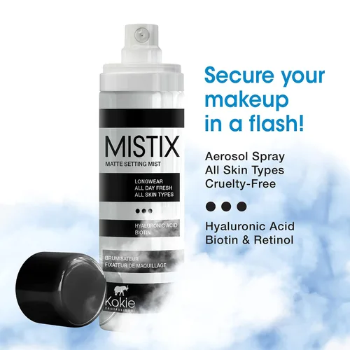 Vista 2 de Kokie, Mistix Matte Setting Mist
