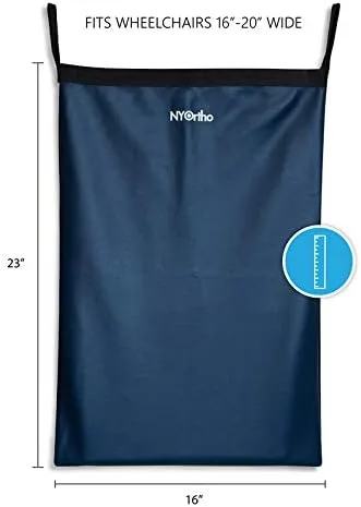 Vista 2 de Reposapiés para silla de ruedas/reposapiés en azul marino