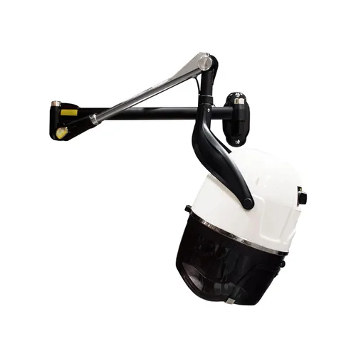 Vista 3 de Berkeley Libra II Salon - Secador de pelo con brazo de pared (secador de pared), color blanco