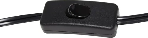 Vista 7 de Simple Designs LD1036-CHR Bronson Lámpara de Mesa de Linterna de Hierro Industrial Estilo Antiguo para Escritorio y Mesita de Noche con Pantalla