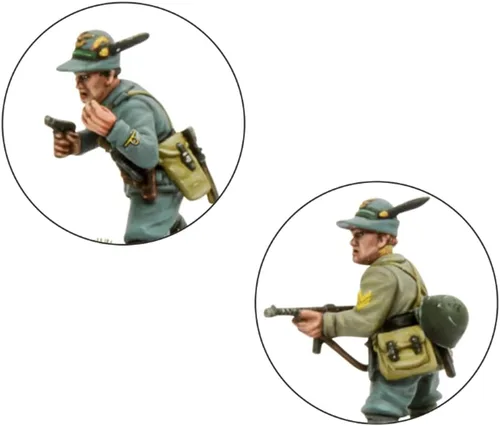 Vista 4 de Warlord Games Bolt Action Italian Alpini Mountain Troops 1:56 WWII Mesa Top Wargaming Plastic Model Kit 402015803