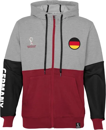 Vista 6 de Outerstuff Sudadera internacional de fútbol para hombre Copa Mundial de la FIFA Panel de contraste de país con capucha de forro polar