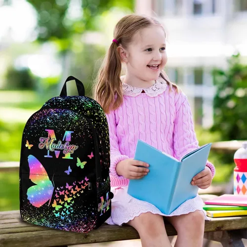Vista 217 de Texto personalizado Elefante desgaste gafas mochila mochila mochila casual Daypack bolsa para mamá niñas, color86-4, Mochilas Daypack