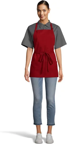 Vista 9 de Uncommon Threads Delantal ajustable unisex con 3 bolsillos para restaurante