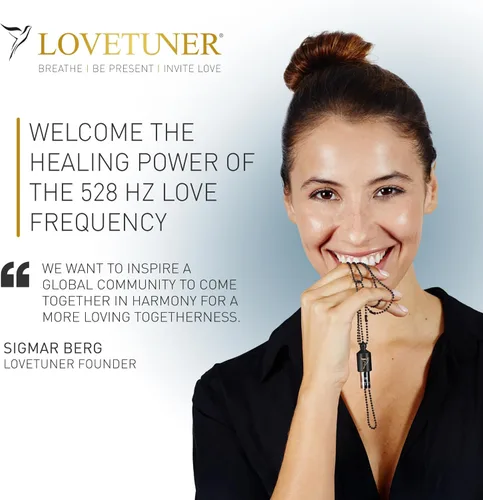 Vista 6 de LOVETUNER Collar de respiración de 528Hz para alivio del estrés, atención plena y meditación Silbato de sanación sonora para ansiedad, enfoque